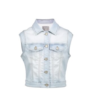 Geisha zomer gilet meisjes - jogg jeans - bleached denim
