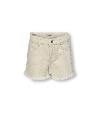 Kids ONLY zomer jeans short meisjes - off wit - Kogrobyn