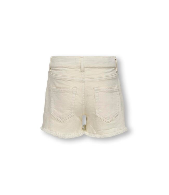 Kids ONLY zomer jeans short meisjes - off wit - Kogrobyn