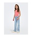 Kids ONLY zomer top meisjes - rib gestreept - zalm roze - Kogkenya