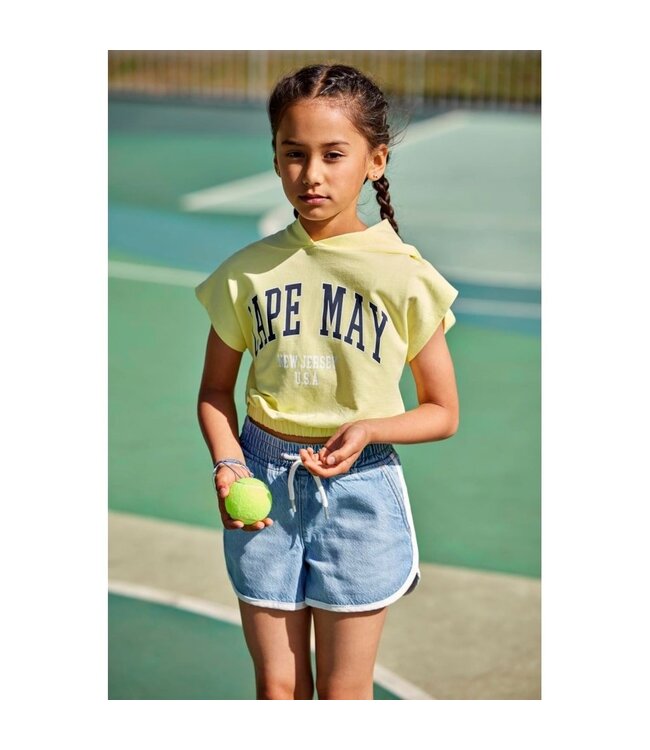 Kids ONLY zomer jeans short meisjes - licht blauw denim - Kogpierce