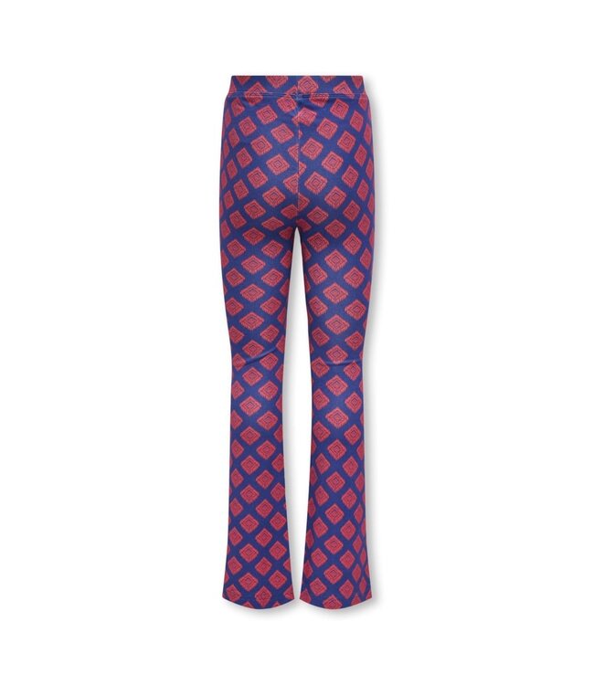 Kids ONLY zomer flair broek meisjes - AOP - blauw - Kogpaige