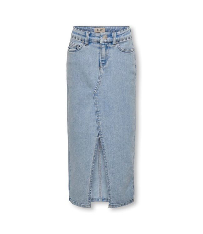 Kids ONLY zomer jeans midi rok meisjes - licht blauw denim - Kogsiri