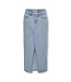 Kids ONLY zomer jeans midi rok meisjes - licht blauw denim - Kogsiri