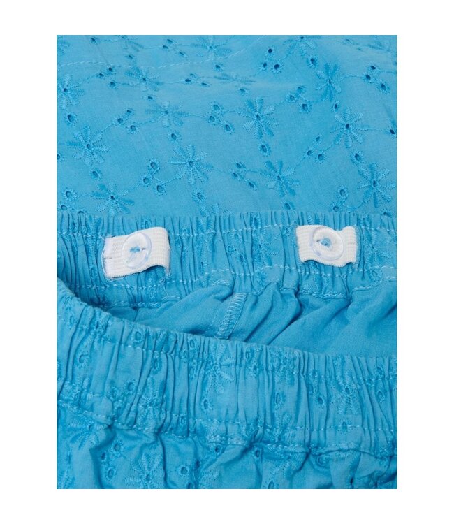 Kids ONLY zomer short meisjes - embroidery - blauw - Kogmargot