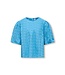 Kids ONLY zomer top S/S meisjes - embroidery - blauw - Kogmargot