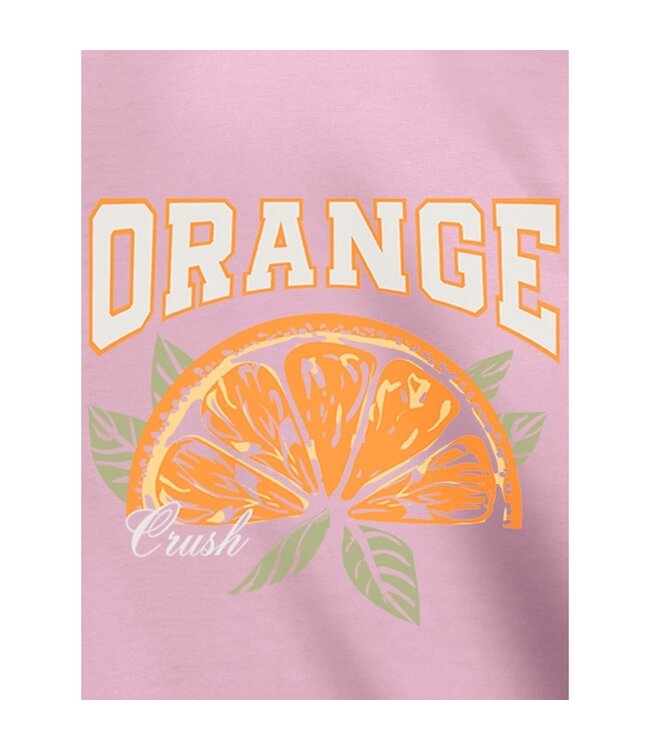 Kids ONLY zomer t-shirt S/S meisjes - loose fit - roze - Koghelen