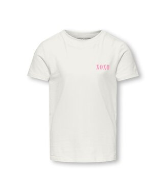 Kids ONLY zomer top S/S meisjes - off wit - Koglotte-Ariya