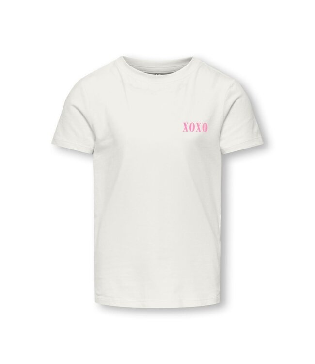 Kids ONLY zomer top S/S meisjes - off wit - Koglotte-Ariya