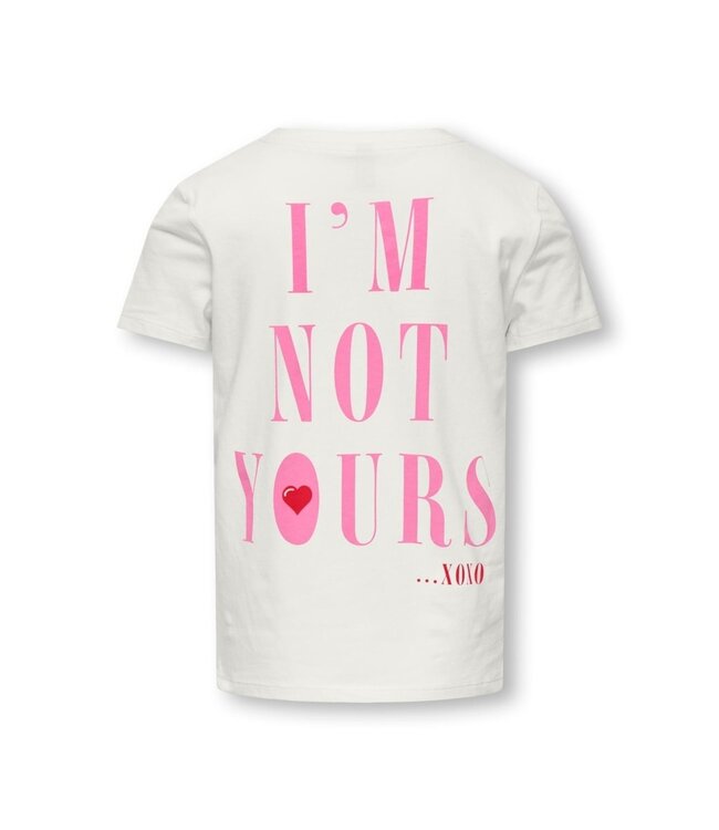 Kids ONLY zomer top S/S meisjes - off wit - Koglotte-Ariya