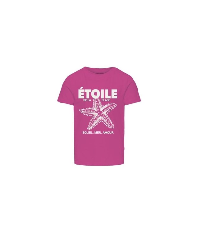 Kids ONLY zomer top S/S meisjes - fuchsia, roze paars - Koglotte-Azura
