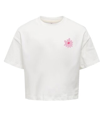 Kids ONLY zomer top S/S meisjes - loose fit - off wit - Kogvacay