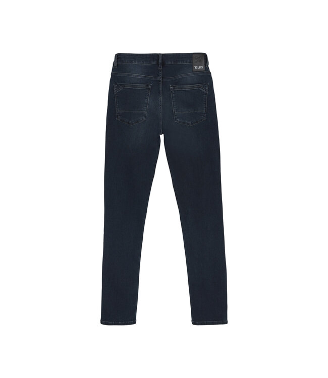 Rellix Jongens jeans broek slim fit - Donker blauw denim