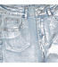Indian Blue Jeans Meisjes jeans broek straight fit - Zilver grijs