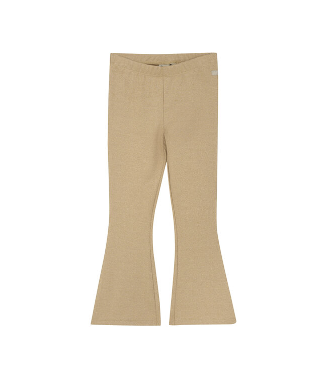 Daily7 Zomer flair broek meisjes - zand - glitter