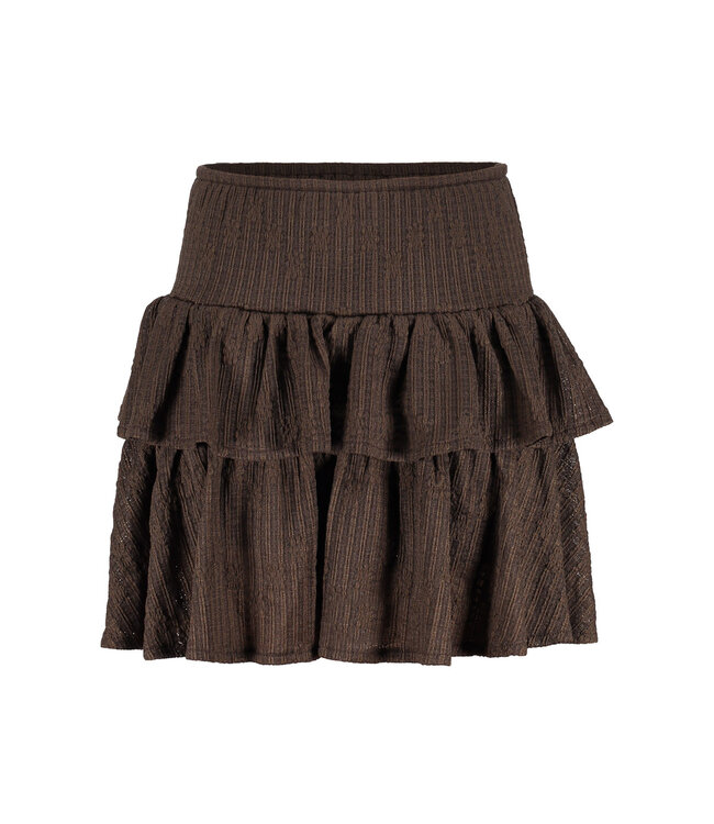 Frankie & Liberty Zomer skort - kant meisjes - bruin - Rebecca