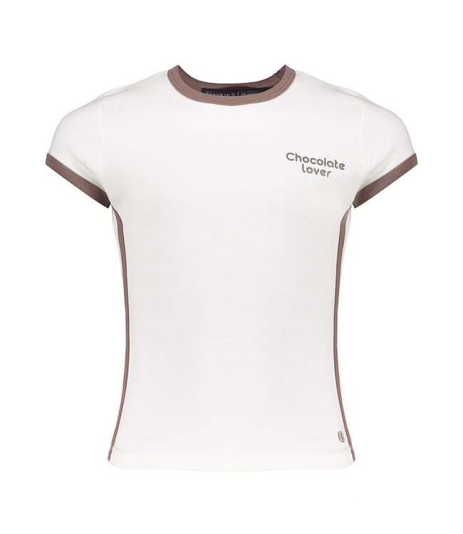 Frankie & Liberty Zomer t-shirt meisjes - creme - Ramia