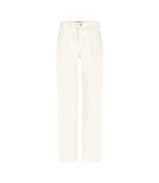 Frankie & Liberty Zomer jeans broek - straight leg meisjes - zand - Frankie