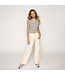 Frankie & Liberty Zomer jeans broek - straight leg meisjes - zand - Frankie