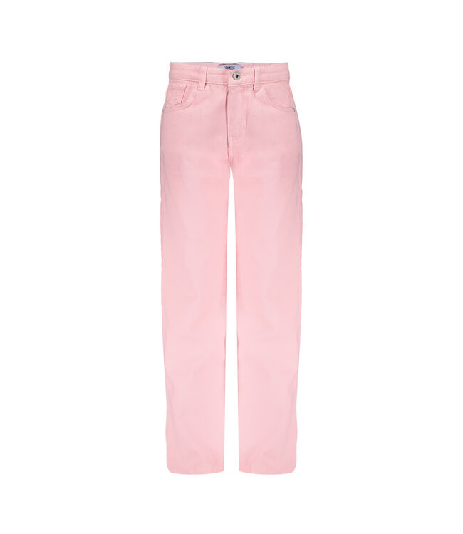 Frankie & Liberty Zomer jeans broek - straight leg meisjes - roze - Frankie
