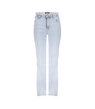 Frankie & Liberty Zomer jeans broek - bootcut oversized meisjes - blauw - Love
