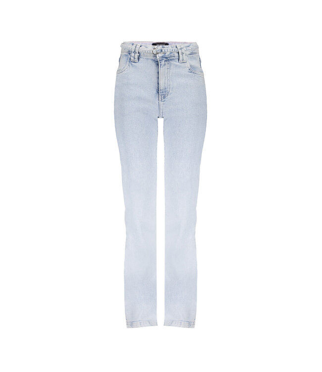 Frankie & Liberty Zomer jeans broek - bootcut oversized meisjes - blauw - Love
