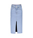 Frankie & Liberty Zomer jeans rok meisjes - licht blauw - Midi
