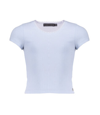 Frankie & Liberty Zomer t-shirt meisjes - blauw - Rixt Frankie & Liberty Zomer t-shirt meisjes - blauw - Rixt