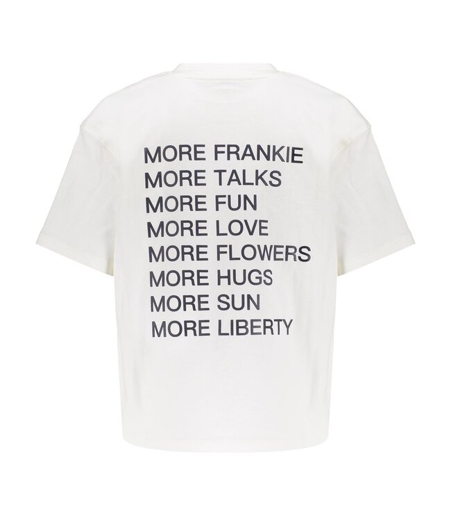 Frankie & Liberty Zomer t-shirt meisjes - creme - Rezia
