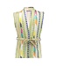 Geisha zomer gilet meisjes - fancy woven - groen / lime