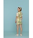 Geisha zomer gilet meisjes - fancy woven - groen / lime