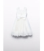 Abel & Lula Zomer jurk tule embroidery meisjes - creme wit