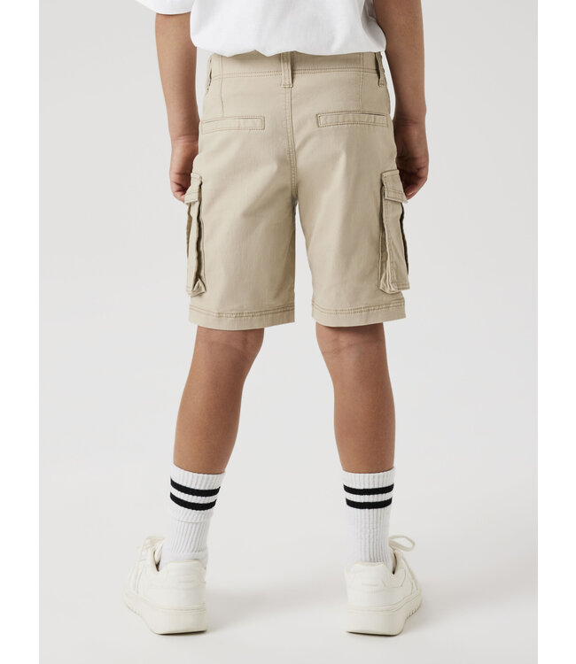 Name it zomer short jongens - cargo - taupe - Nkmryan