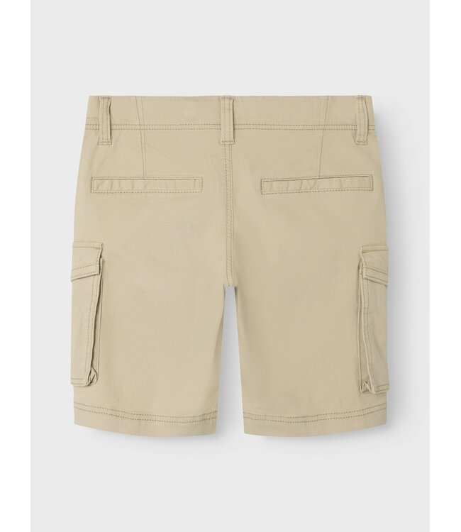 Name it zomer short jongens - cargo - taupe - Nkmryan