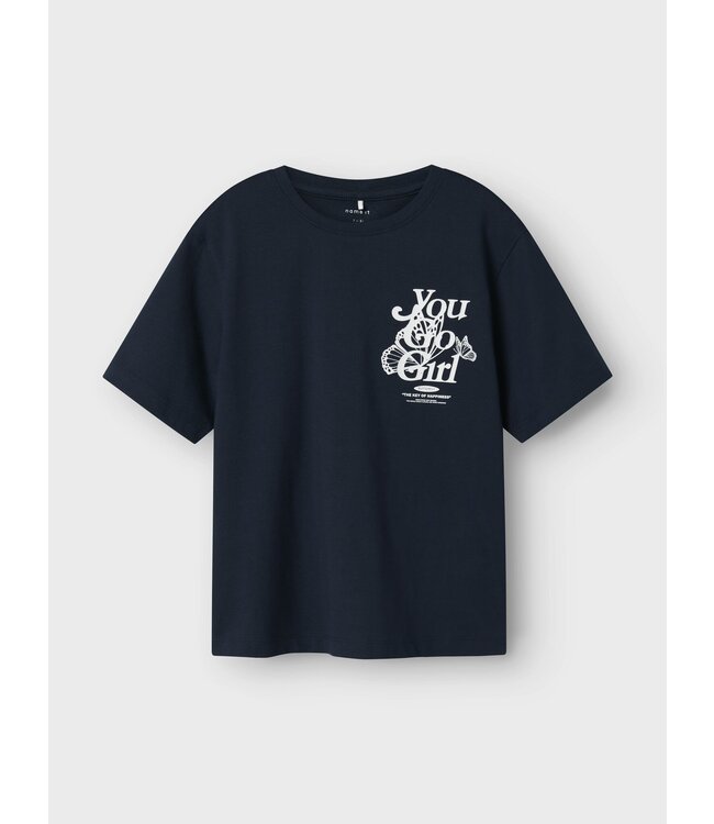 Name it zomer top meisjes - navy blauw - Nkfdabbo