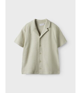 Name it zomer t-shirt S/S jongens - taupe - Nkmhivaj