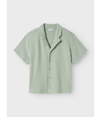 Name it zomer t-shirt S/S jongens - blauw grijs - Nkmhivaj