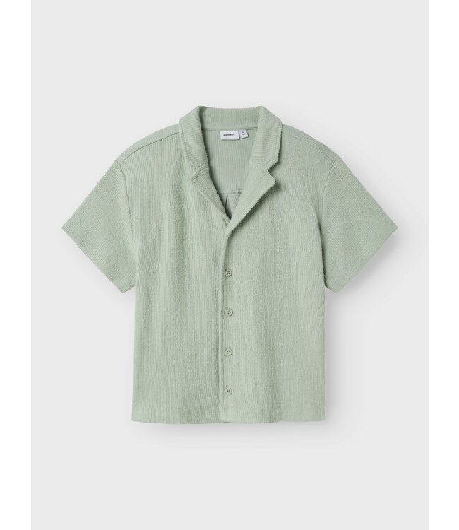 Name it zomer t-shirt S/S jongens - blauw grijs - Nkmhivaj