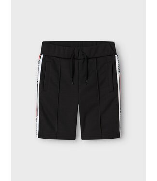 Name it zomer sweat short jongens - zwart - Nkmhakka