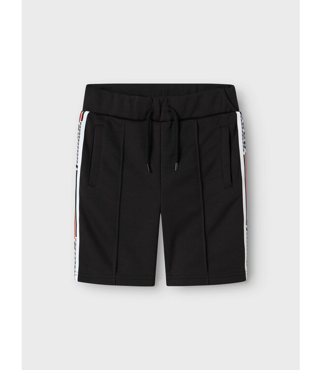 Name it zomer sweat short jongens - zwart - Nkmhakka