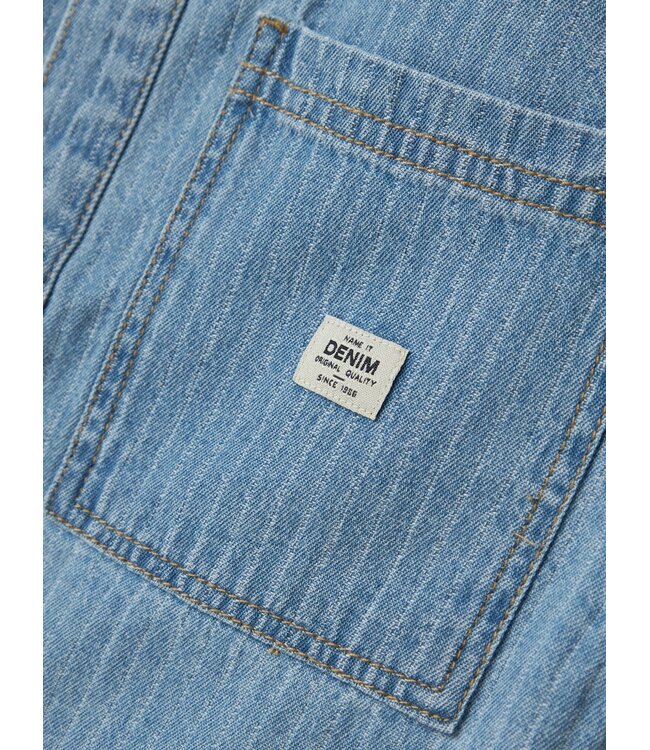 Name it zomer t-shirt S/S jongens - licht blauw denim - Nkmfelix