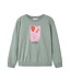 Name it zomer sweat shirt meisjes - blauw grijs - Nkffatama