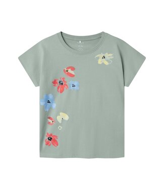 Name it zomer top meisjes - blauw grijs - Nkffabiala