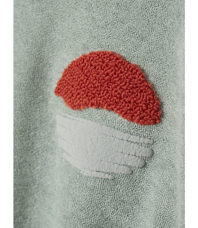 Name it zomer t-shirt S/S jongens - blauw grijs - Nkmhannibal