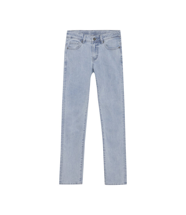 Indian Blue Jeans Zomer jeans broek jongens - licht blauw - 2682 straight fit used