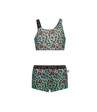 Just Beach zomer bikini meisjes - blauw panter - Tanzania