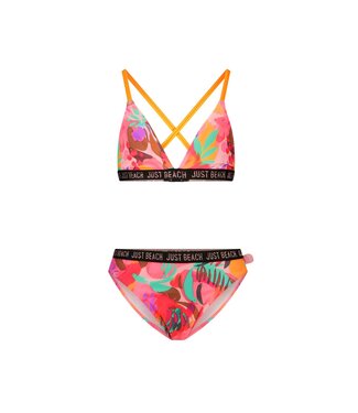 Just Beach zomer bikini meisjes - rood - triangel - Bali