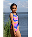 Just Beach zomer badpak meisjes - blauw - Sunset