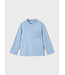 Mayoral Zomer polo shirt L/S mao kraag jongens - parel wit