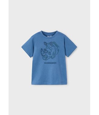 Mayoral Zomer t-shirt S/S jongens - blauw